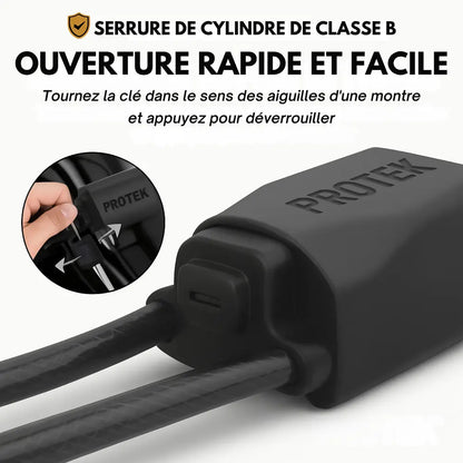 PROTEK™ : Verrouillez. Respirez. C’est protégé.